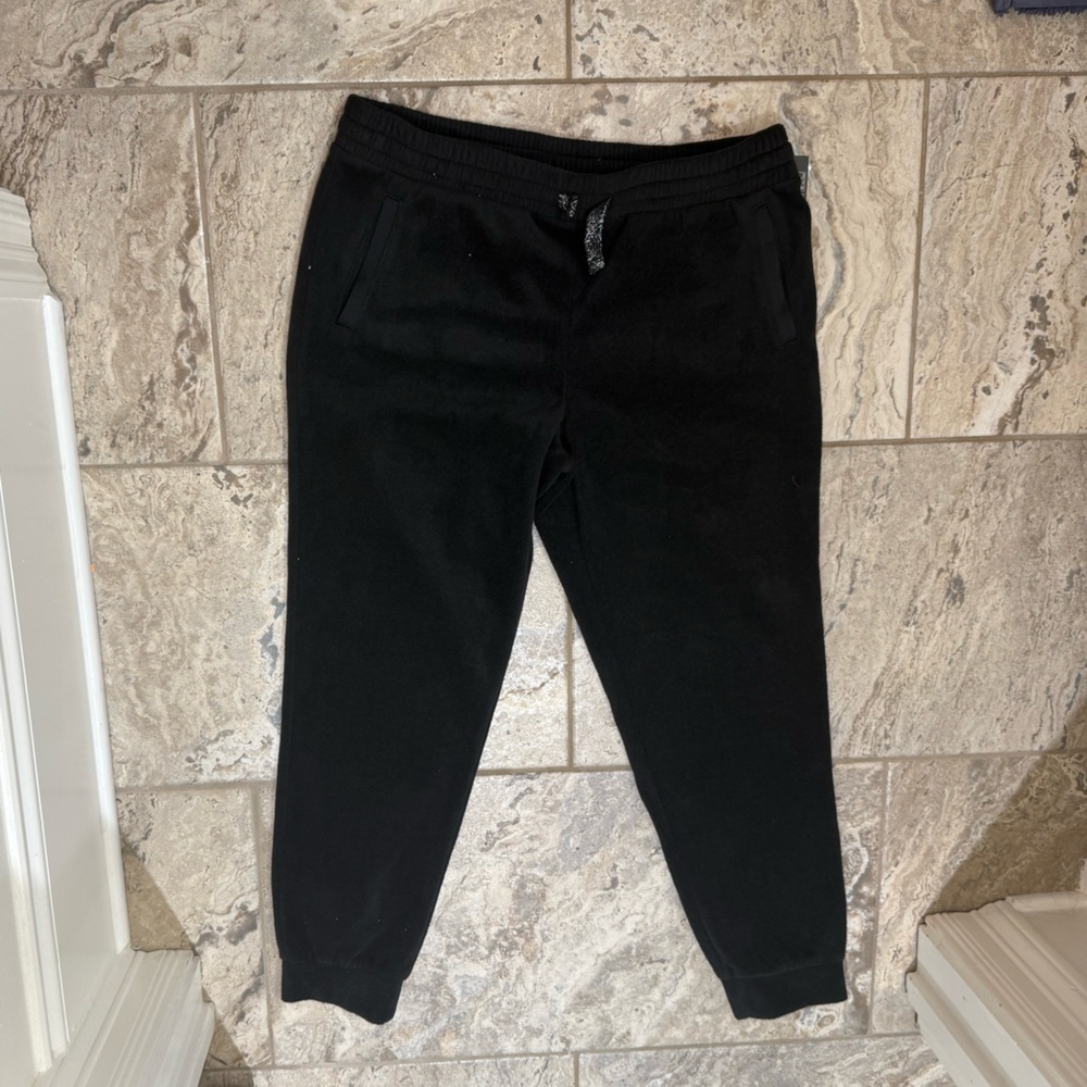 NWT Size Large PLUS 10-12 Athletic Works Black Jogger Pants